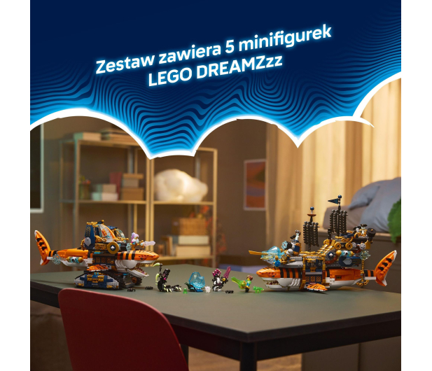 LEGO DREAMZZZ 71515 Rekinoczołg tygrysi - 1473530 - zdjęcie 13